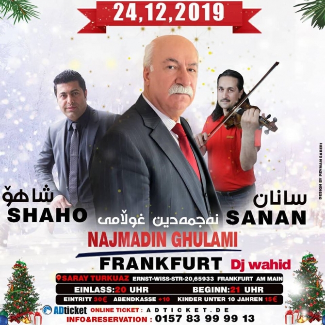 Najmadin Ghulami live in Frankfurt! Tizo Ticketing Najmadin Ghulami live in Frankfurt! Tizo Ticketing