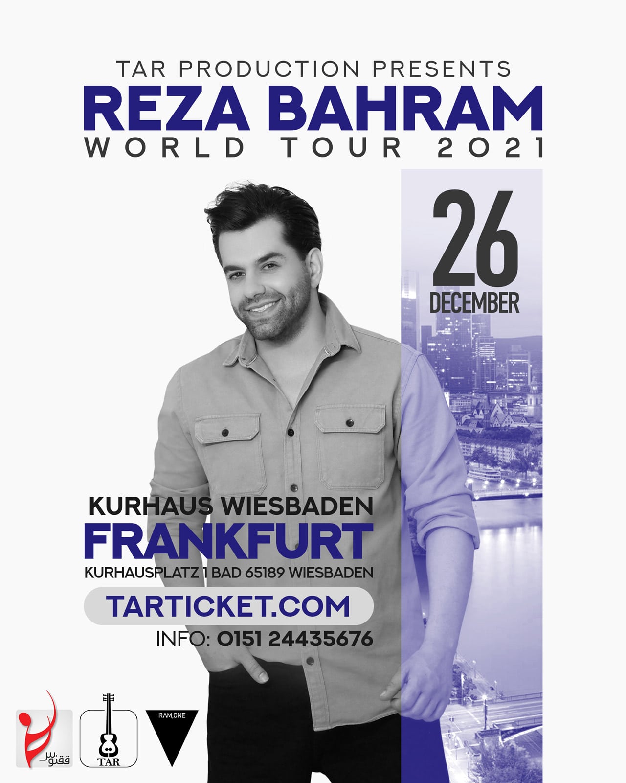 Reza Bahram Live in Frankfurt! Tizo Ticketing